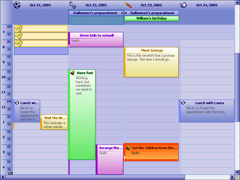 Click to view MindFusion.Scheduling for Silverlight 3.1.1 screenshot