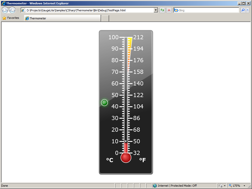 Thermometer Gauge