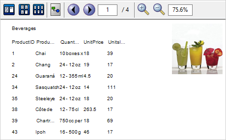 WinForms Reporting Component: Nested Data Ranges