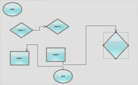 WPF Diagram Control: Anchor Points