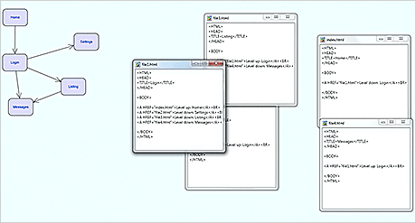 Wpf Diagram Control: Site Map