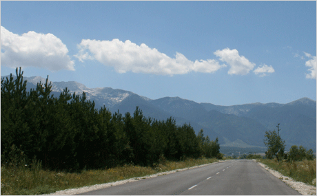 Mountains near Sofia, Bulgaria