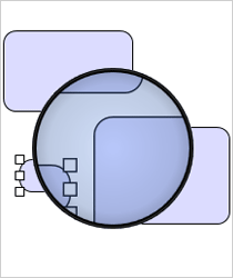 WinForms Diagram Library: Magnifier Tool