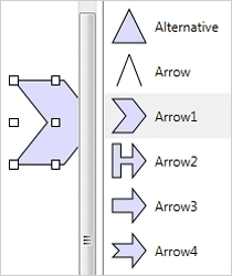 WinForms Diagram Component: ShapeListBox Control