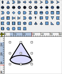 WinForms Diagram Control: ShapeToolBar