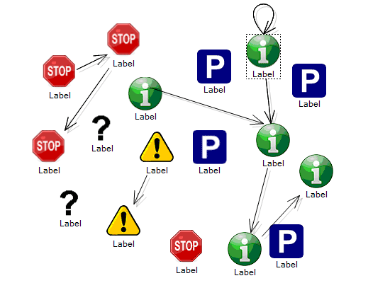 Icon Nodes in the WinForms Diagram Control